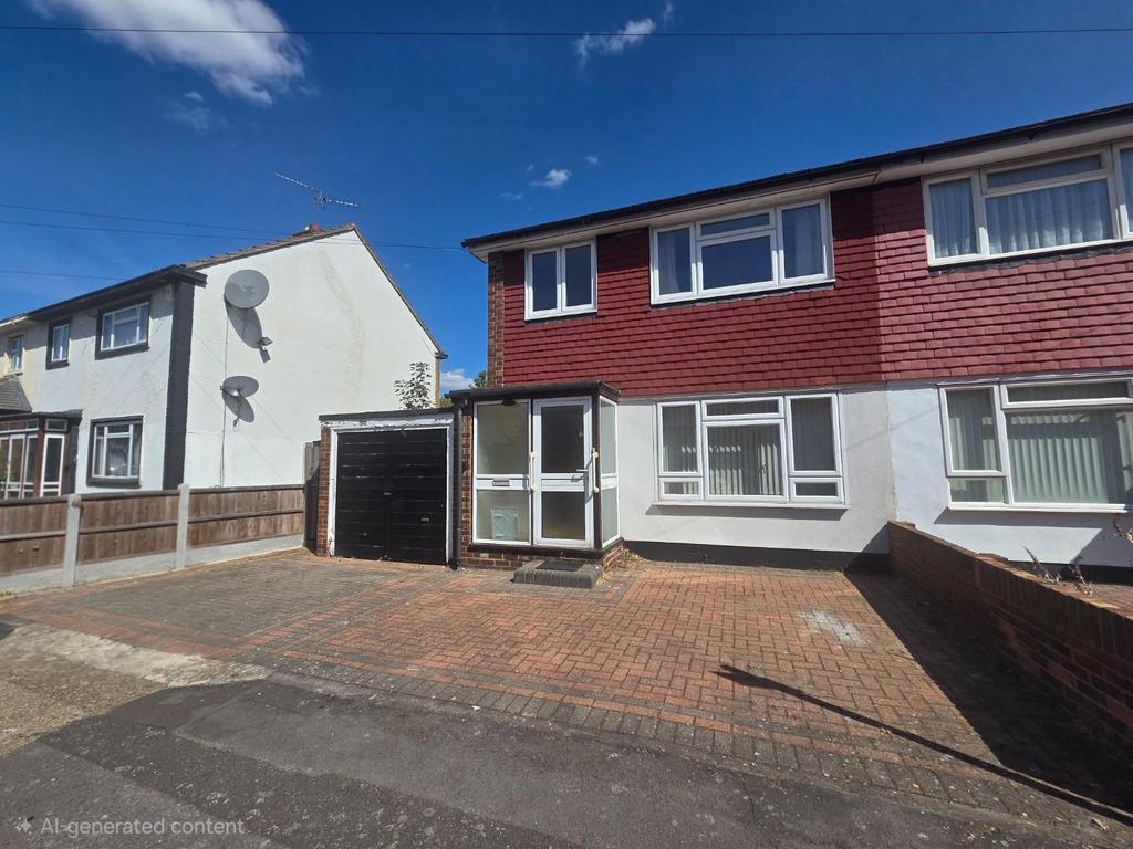 Detached house exterior, driveway