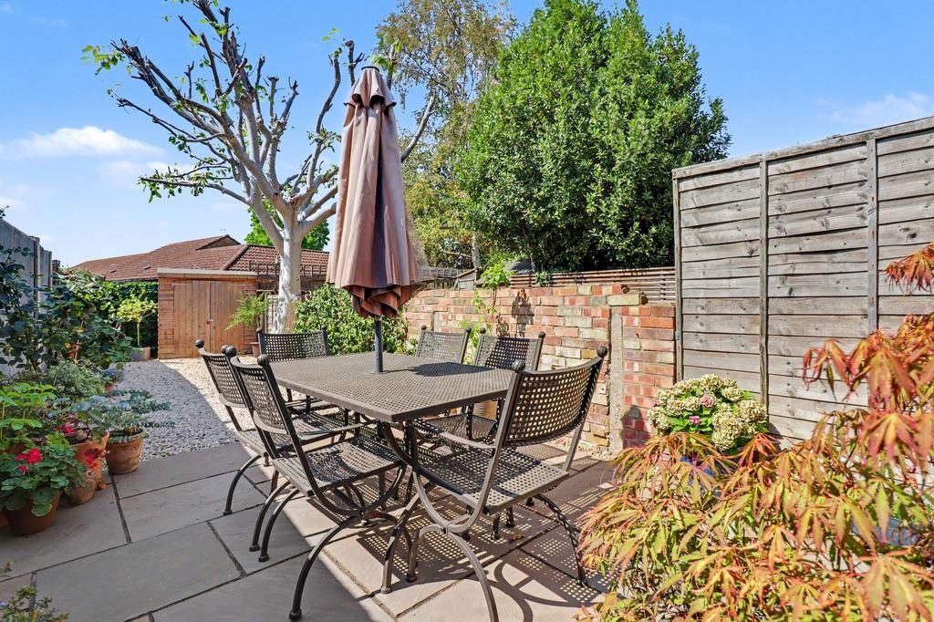 Patio view, garden