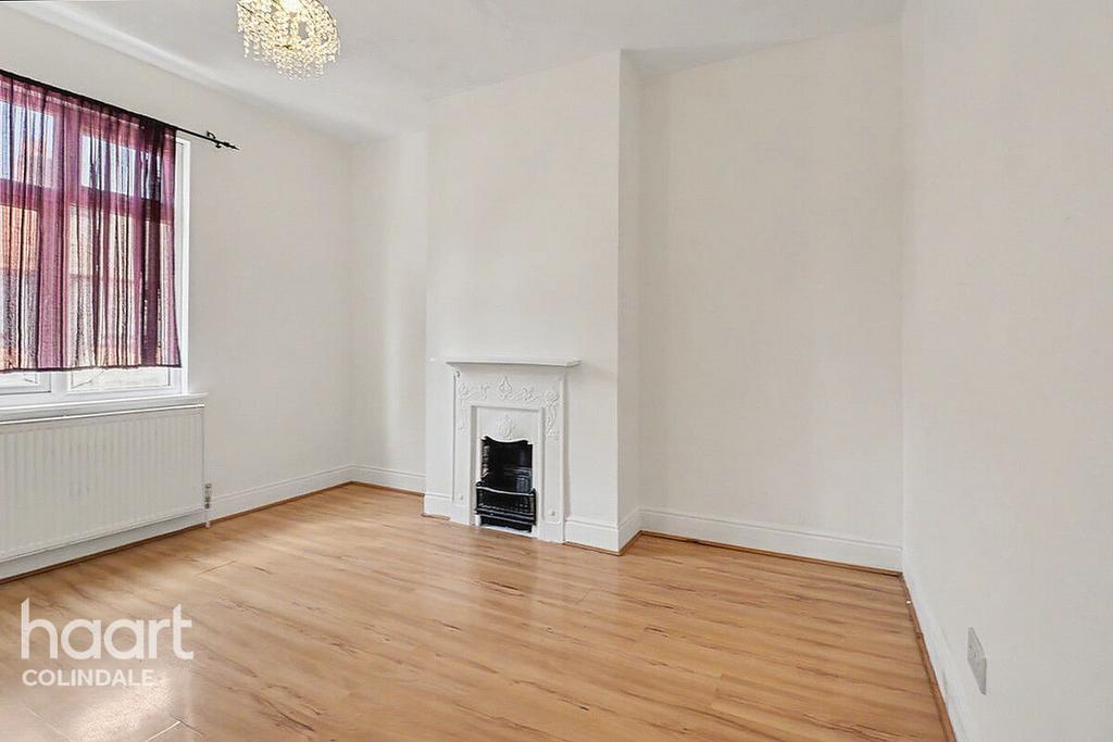 Living room, fireplace