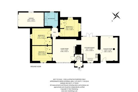 3 bedroom bungalow for sale, Gamekeepers Cottage, South Laws, Duns, TD11 3HZ