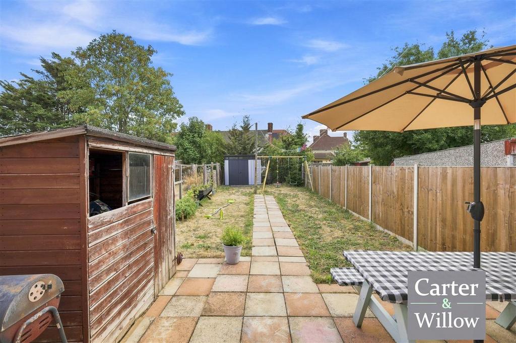 Private rear garden