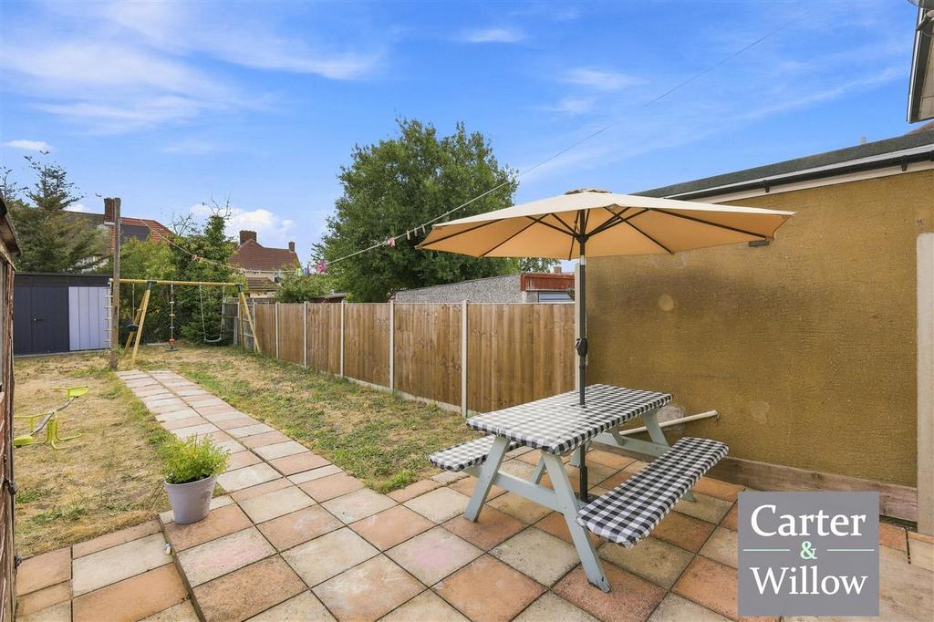 Private rear garden