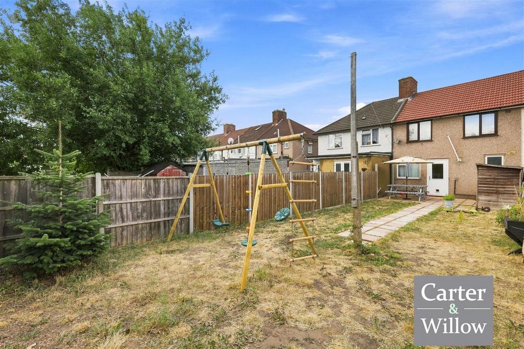 Private rear garden