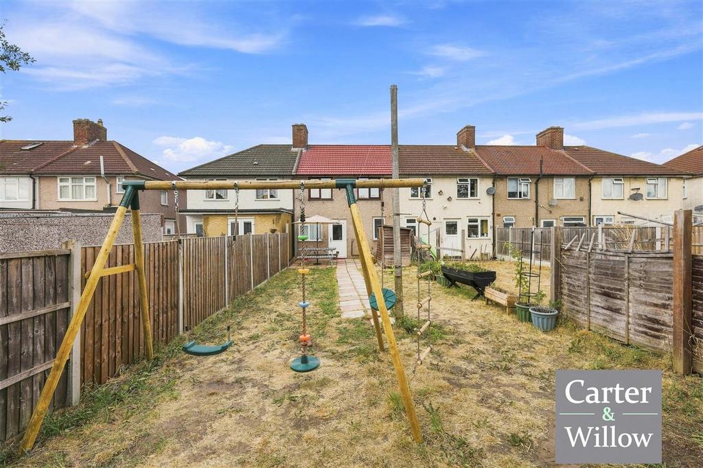 Private rear garden