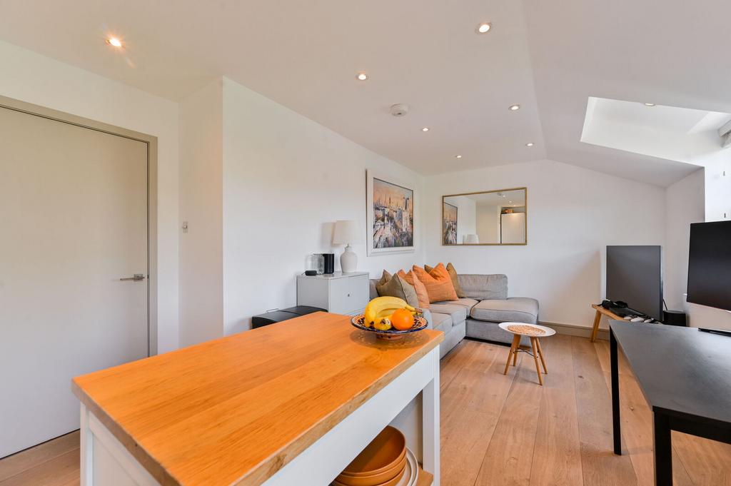 Open-plan living area, open plan living
