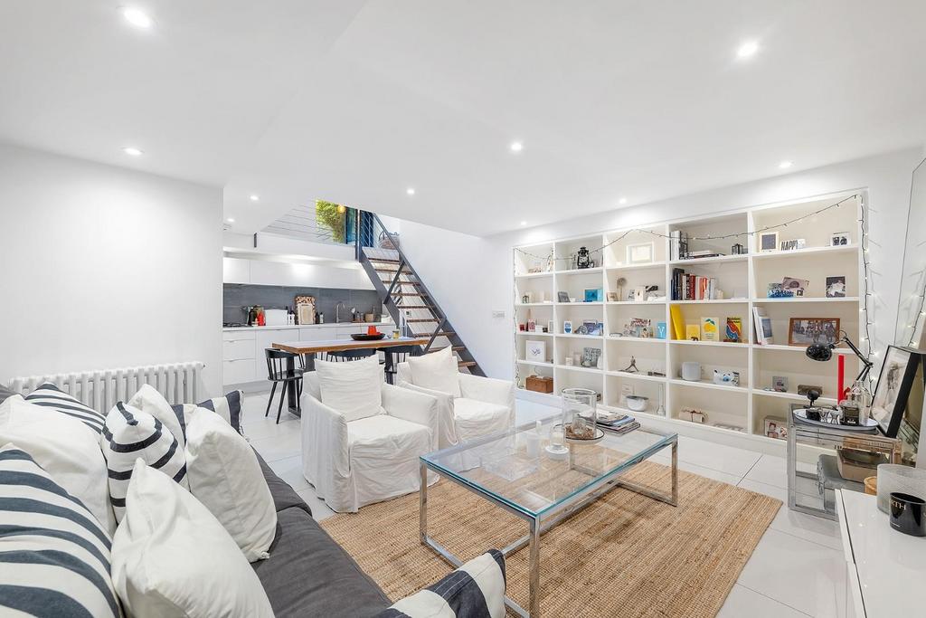 Open-plan living area, open plan living