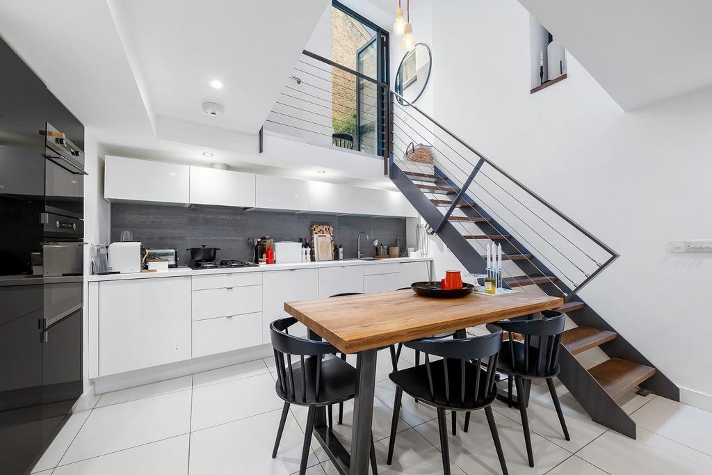 Open-plan living area, open plan living
