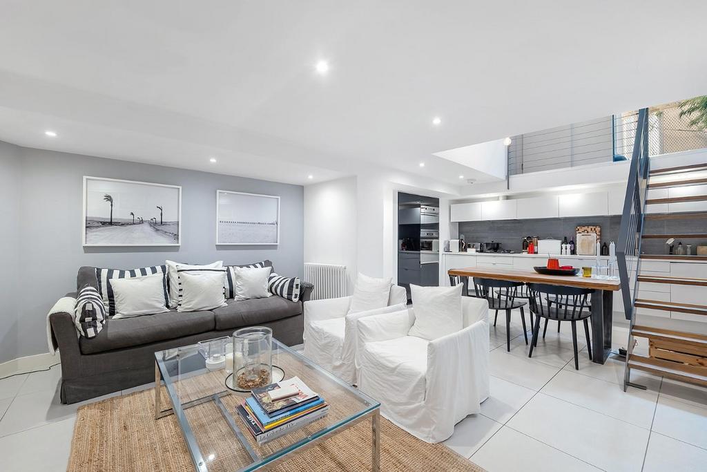 Open-plan living area, open plan living