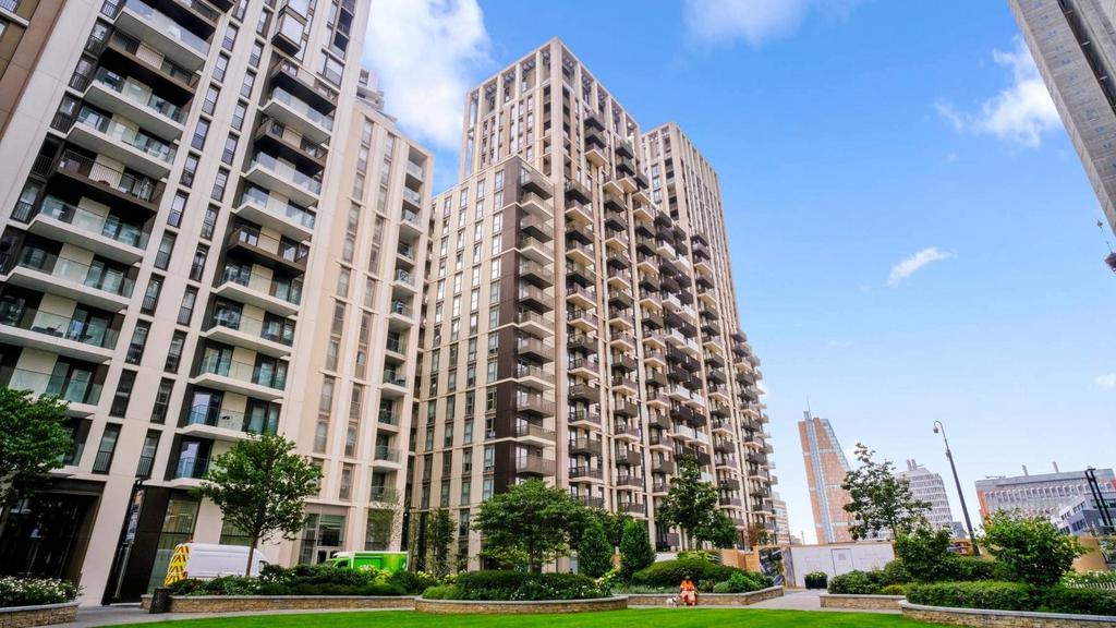 Apartment building facade, block of apartments