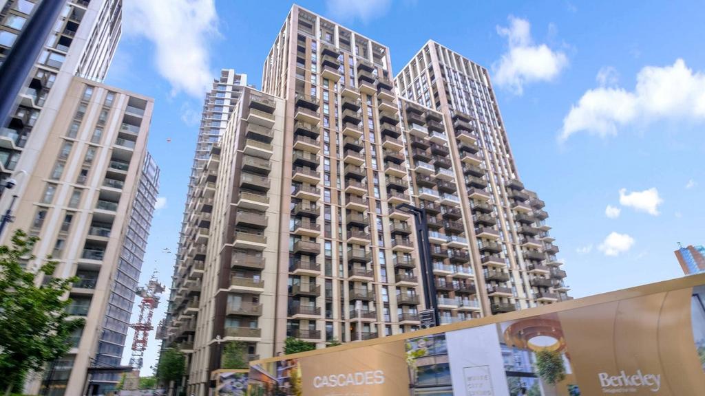 Apartment building facade, block of apartments