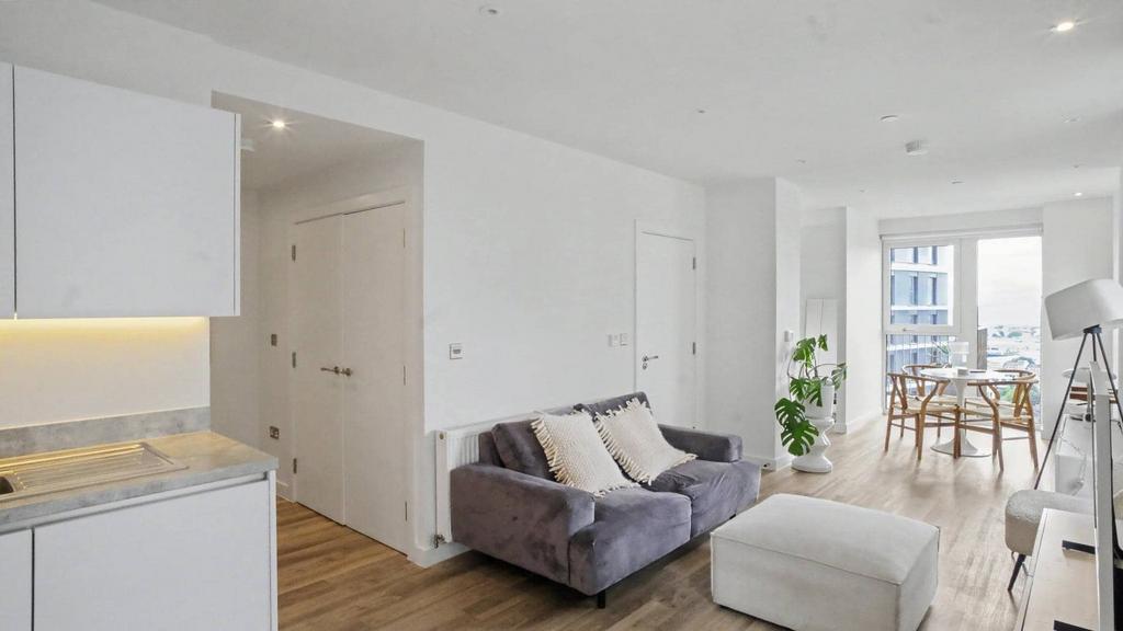 Open-plan living area, open plan living