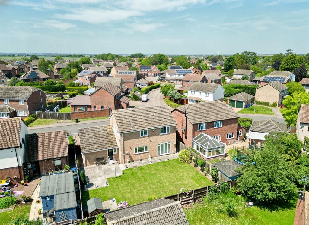 Aerial view, land