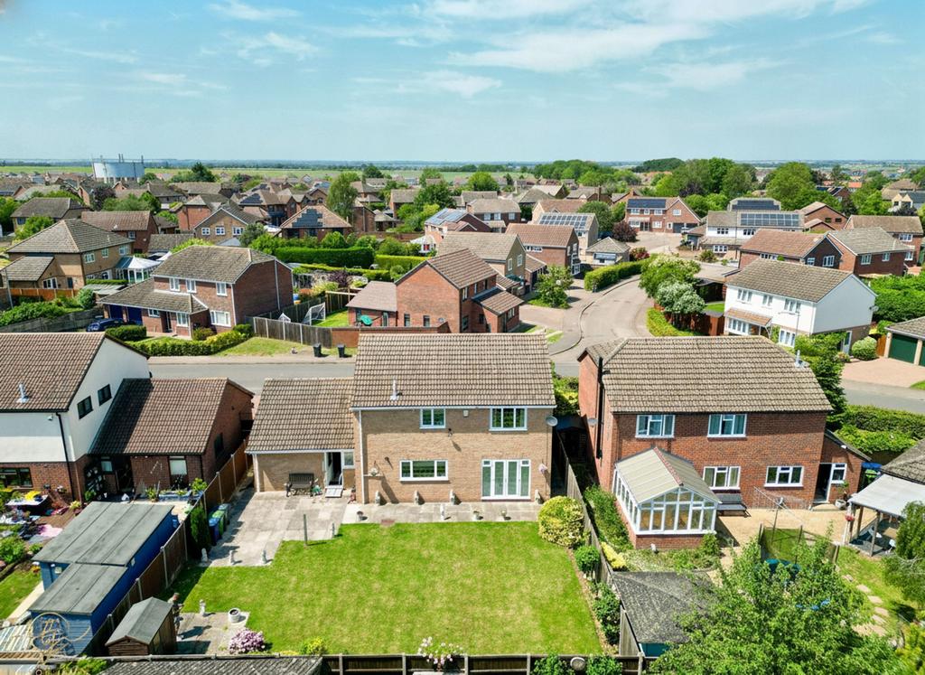 Aerial view, land