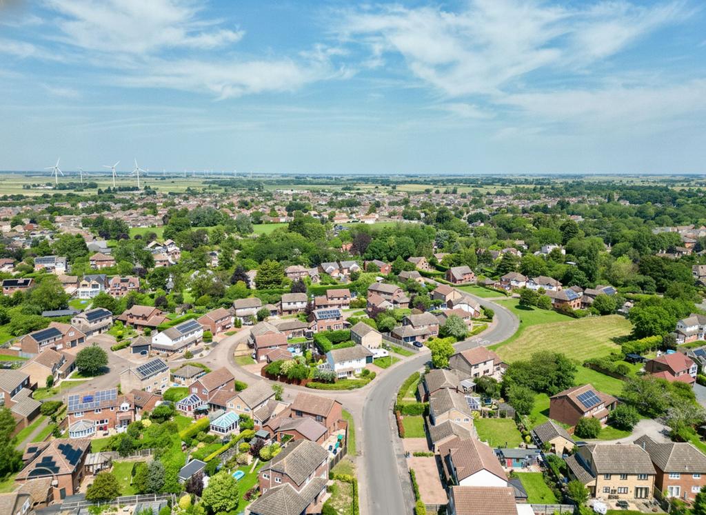 Aerial view, land