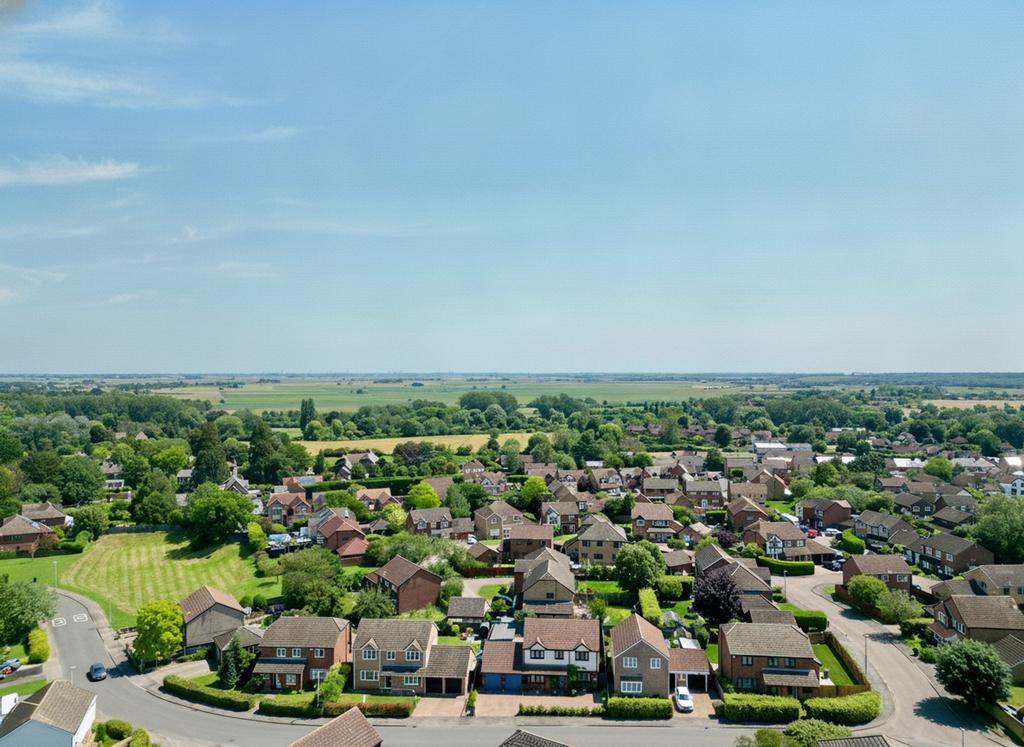 Aerial view, land