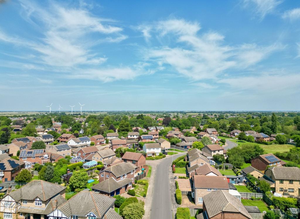 Aerial view, land