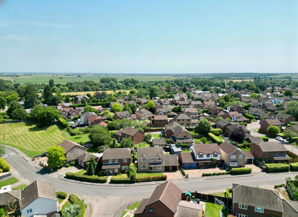 Aerial view, land