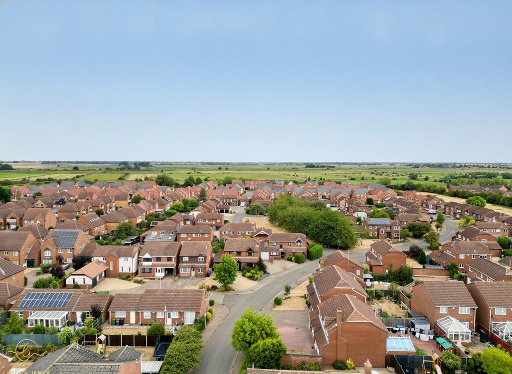 Aerial view, land