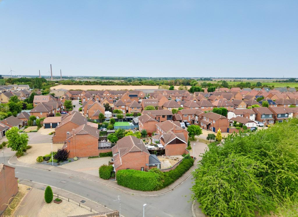 Aerial view, land