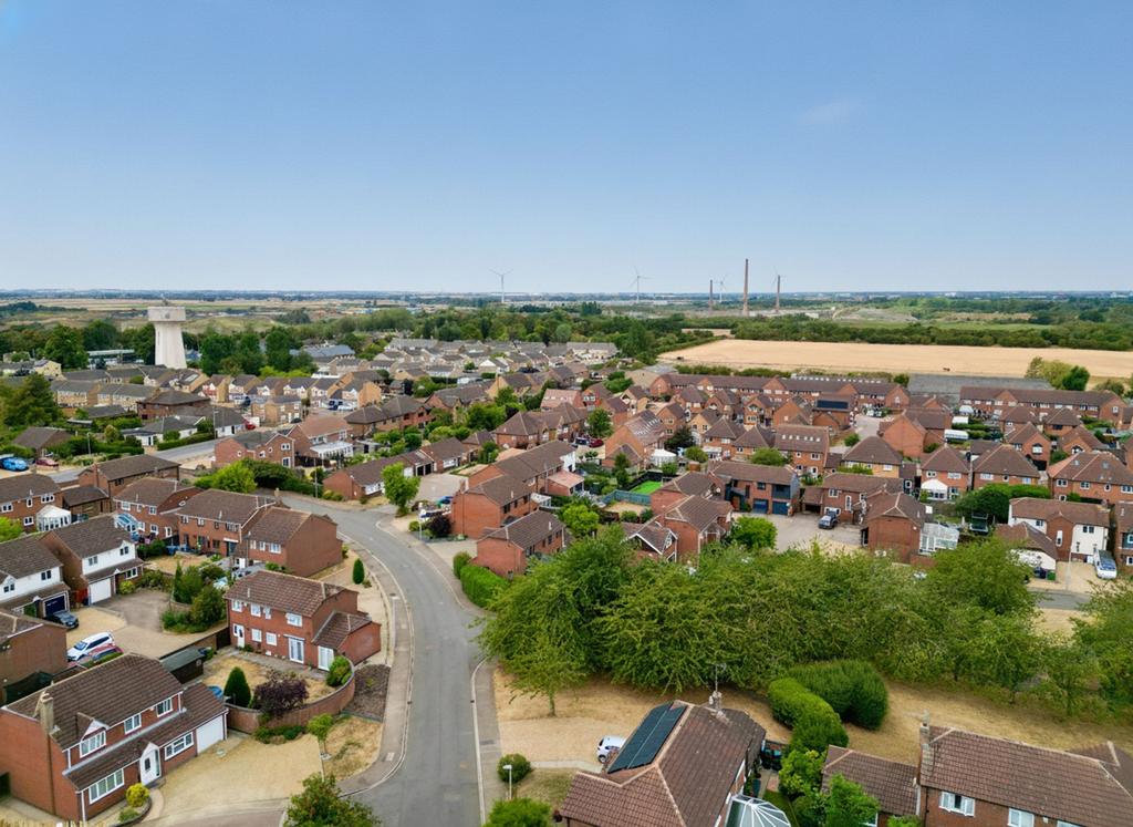 Aerial view, land