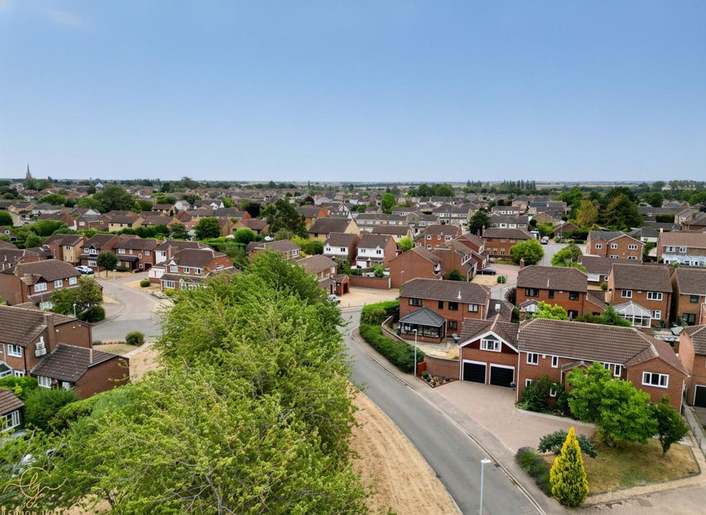 Aerial view, land
