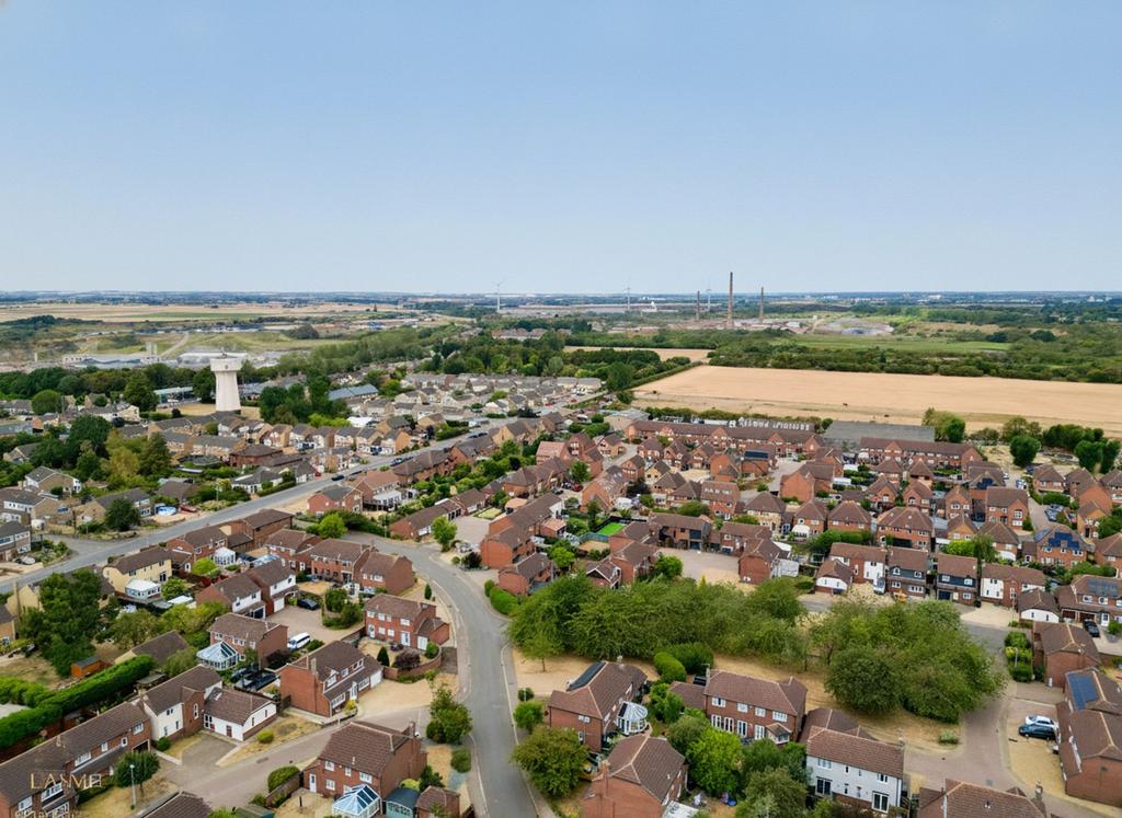 Aerial view, land