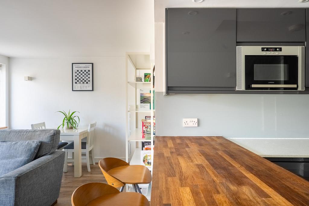 Open-plan living area, open plan living