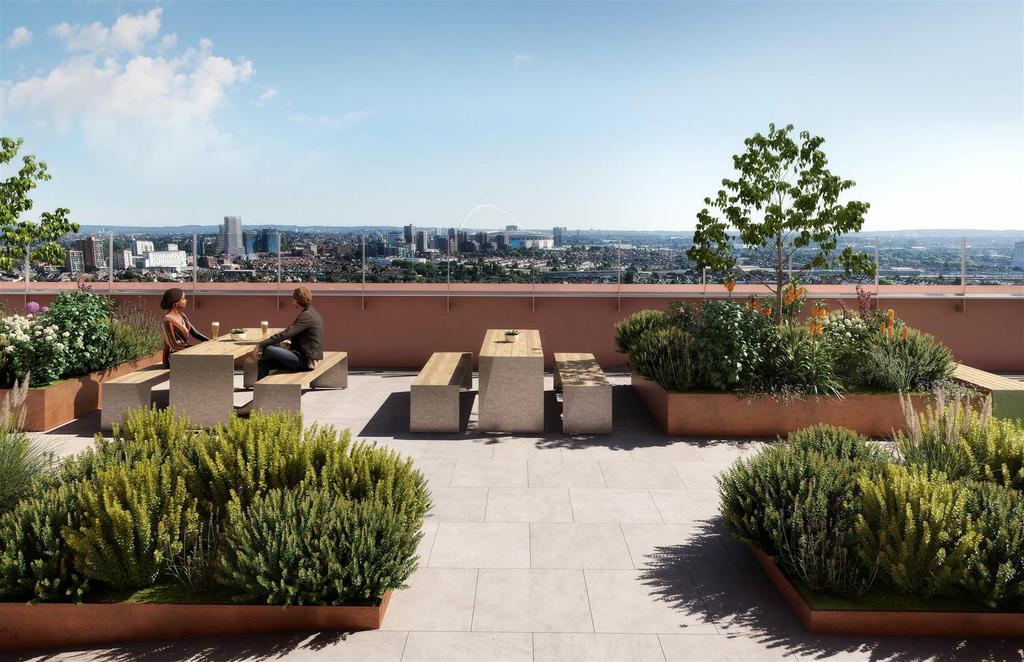Roof terrace view, roof terrace