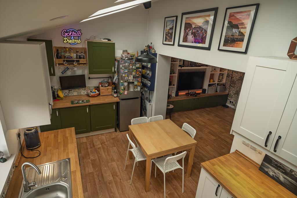 Open-plan living area, open plan living