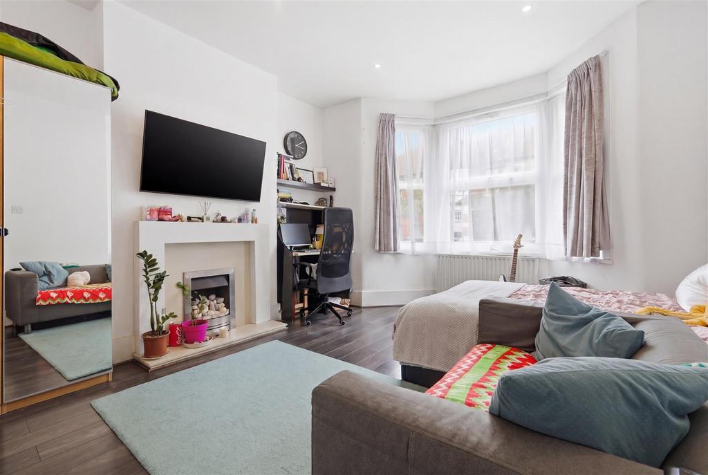 Living room, fireplace