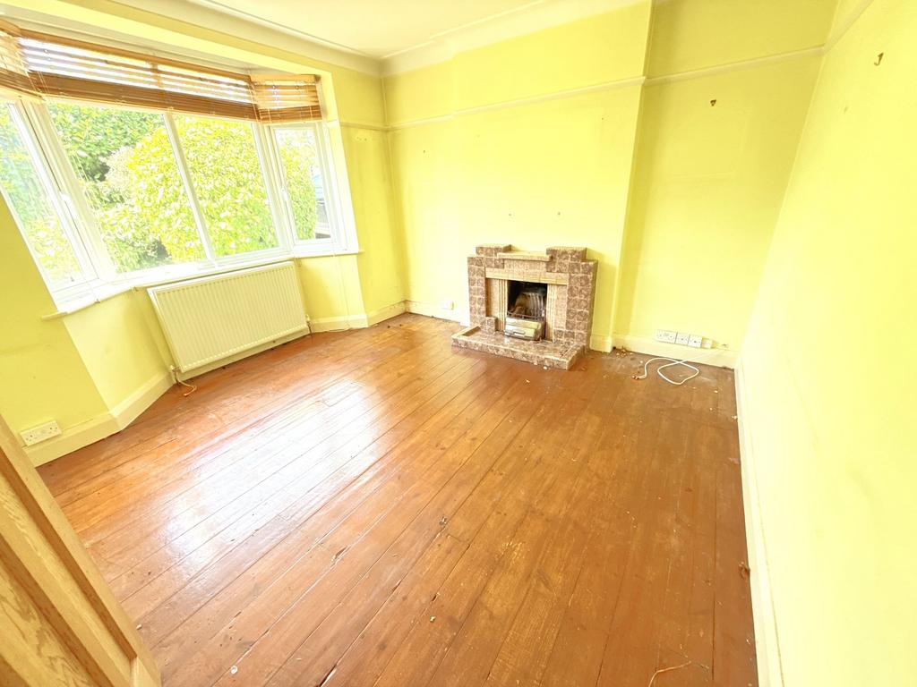 Living room, fireplace