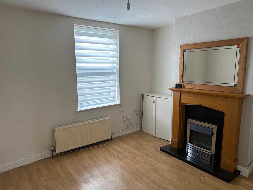 Living room, fireplace
