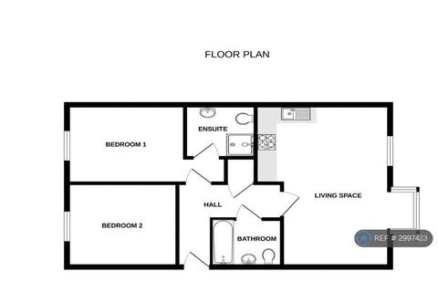 2 bedroom flat to rent, Broomfield Road, Chelmsford, CM1