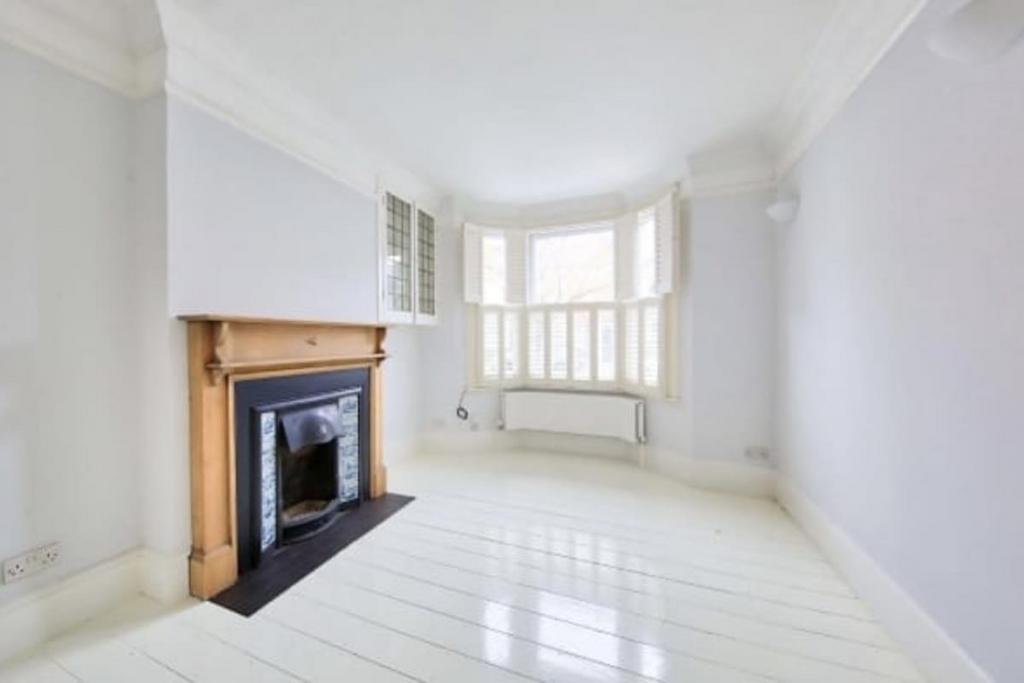 Living room, fireplace