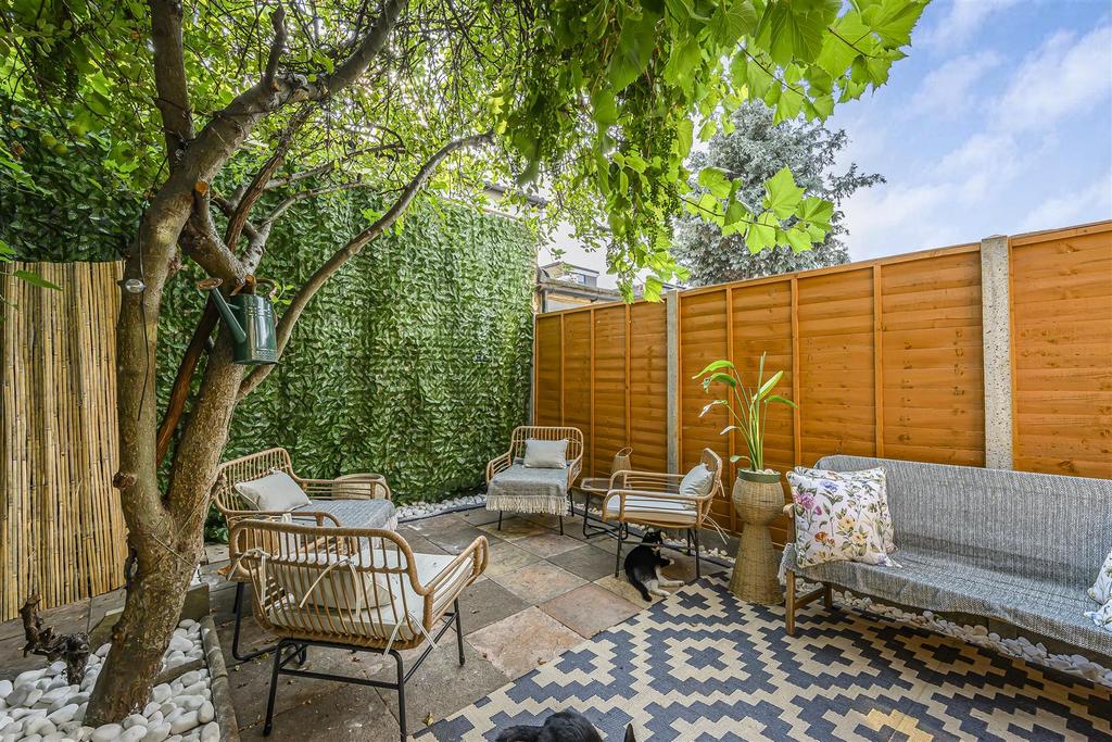 Patio view, garden