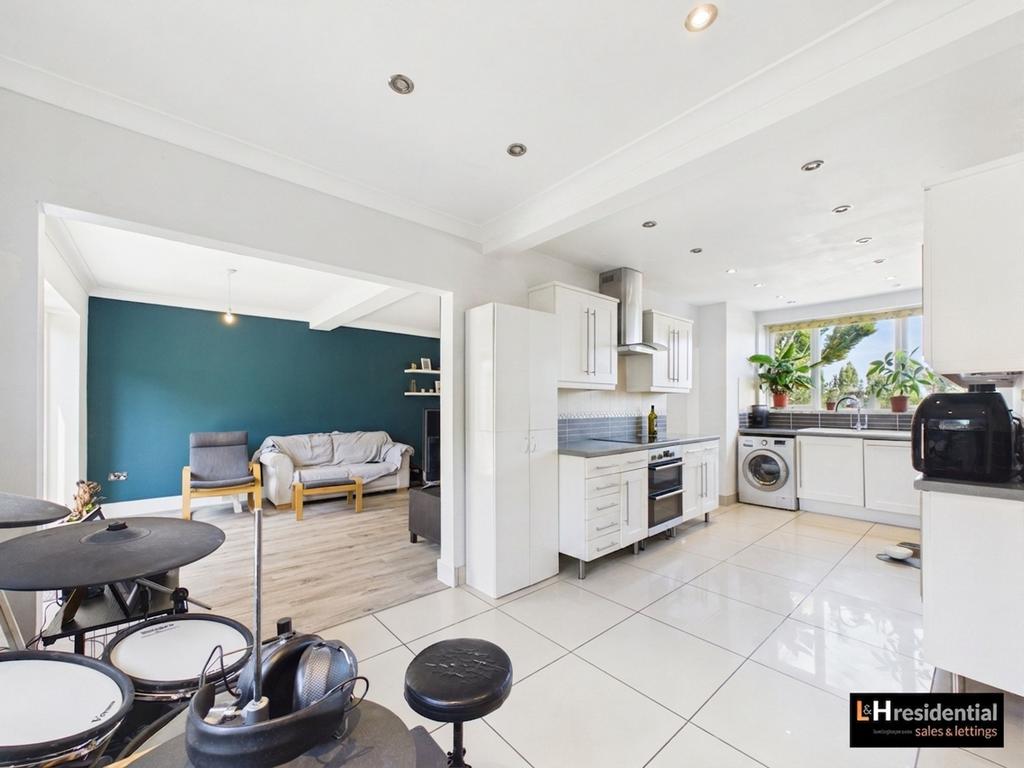 Open-plan living area, open plan living
