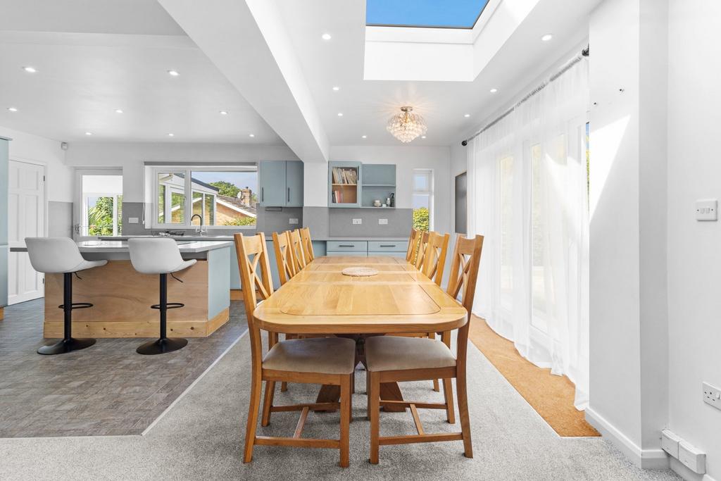 Open-plan living area, open plan living