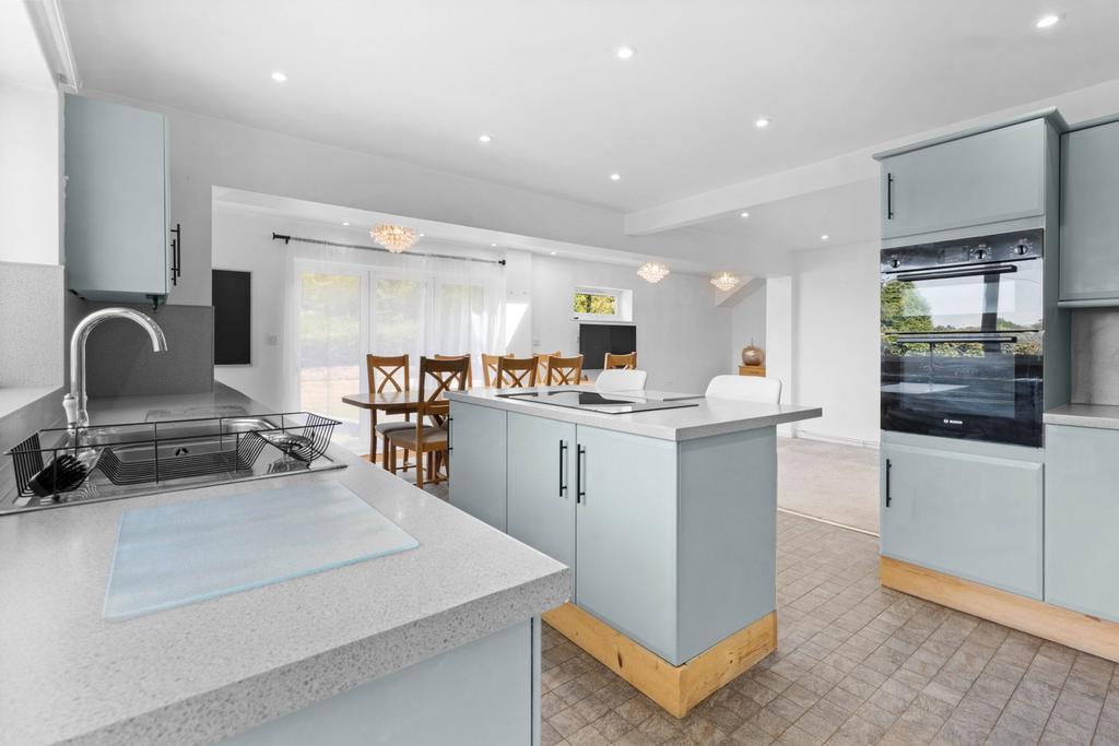 Open-plan living area, open plan living