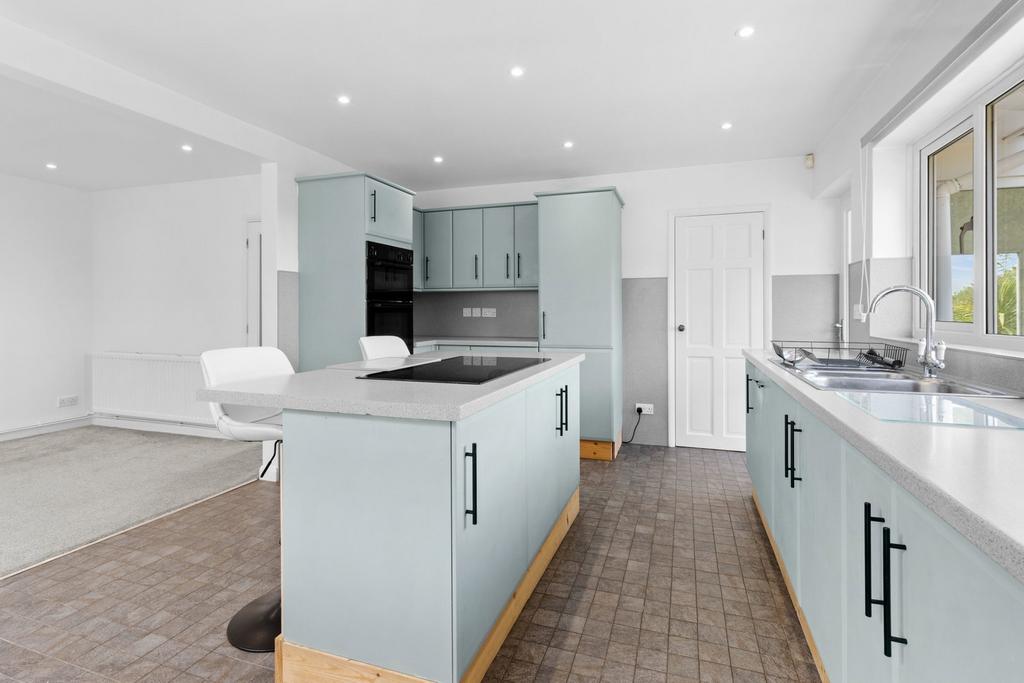 Open-plan living area, open plan living