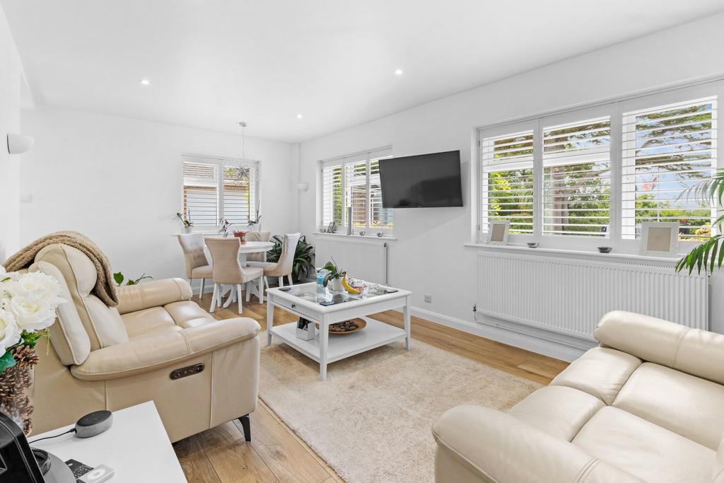 Open-plan living area, open plan living