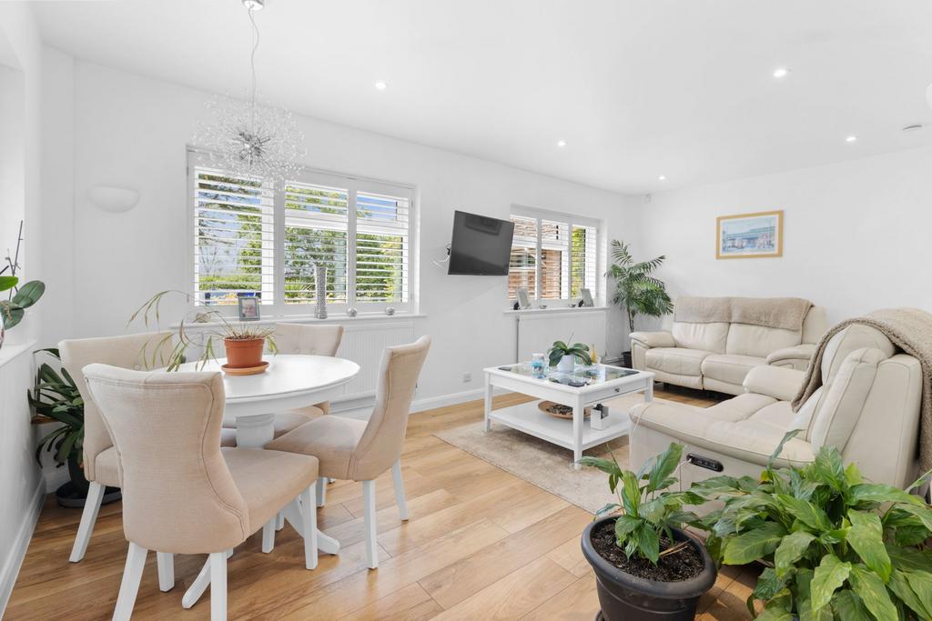 Open-plan living area, open plan living