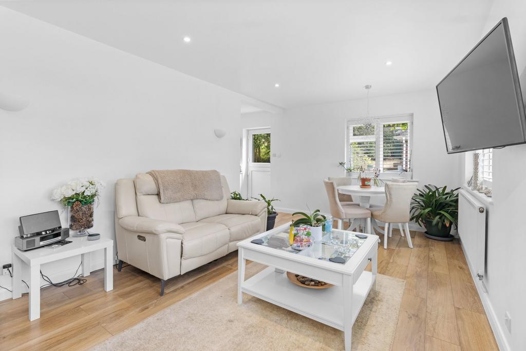 Open-plan living area, open plan living