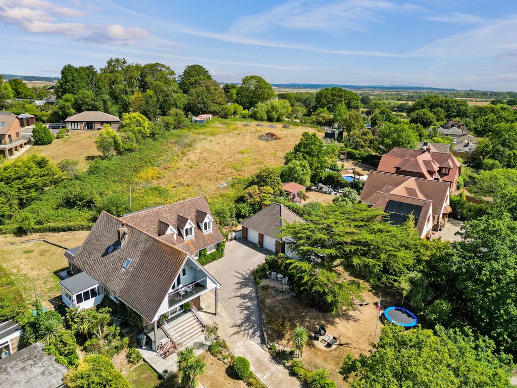 Aerial view, land