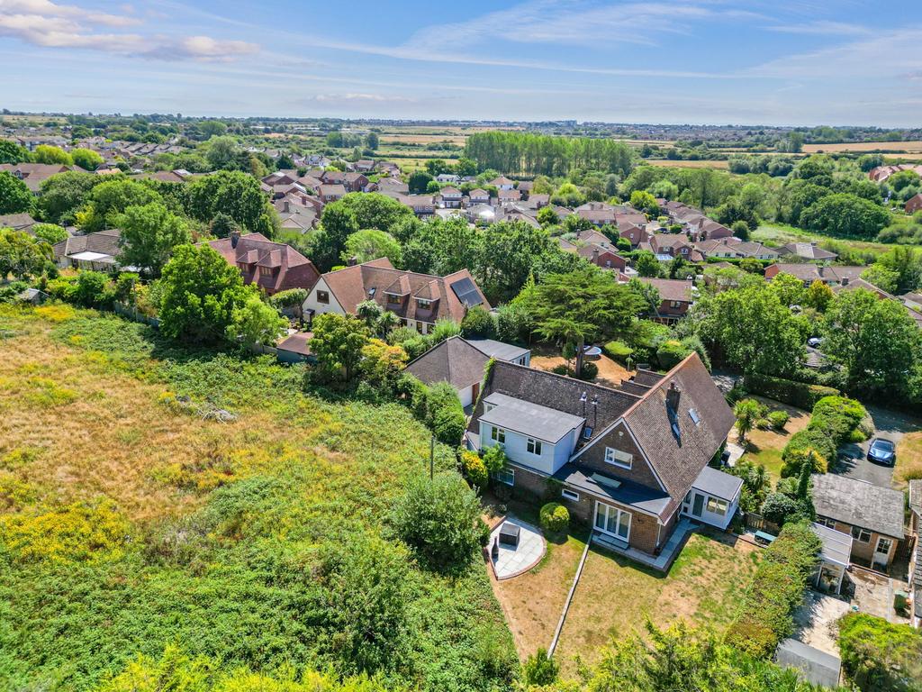Aerial view, land