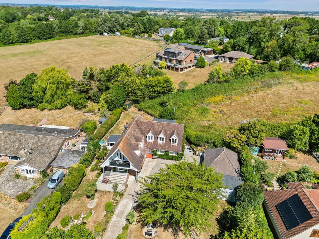 Aerial view, land
