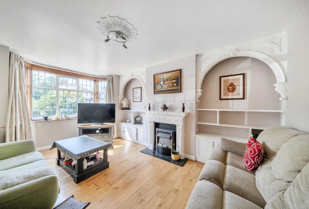 Living room, fireplace