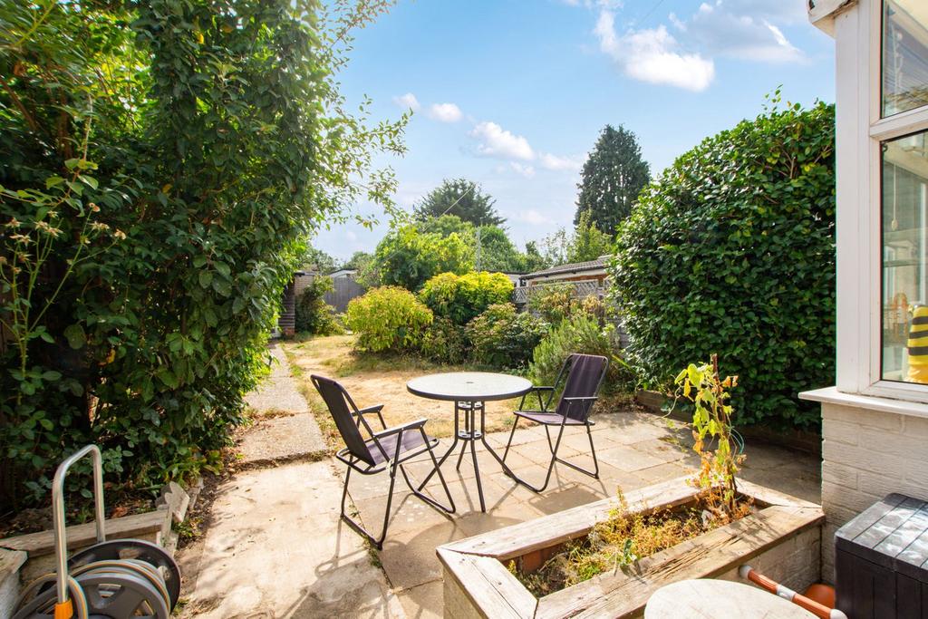Patio view, garden