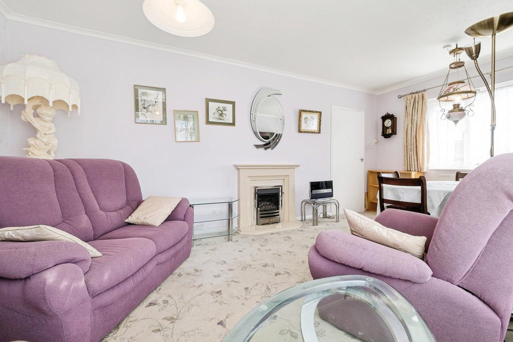 Living room, fireplace