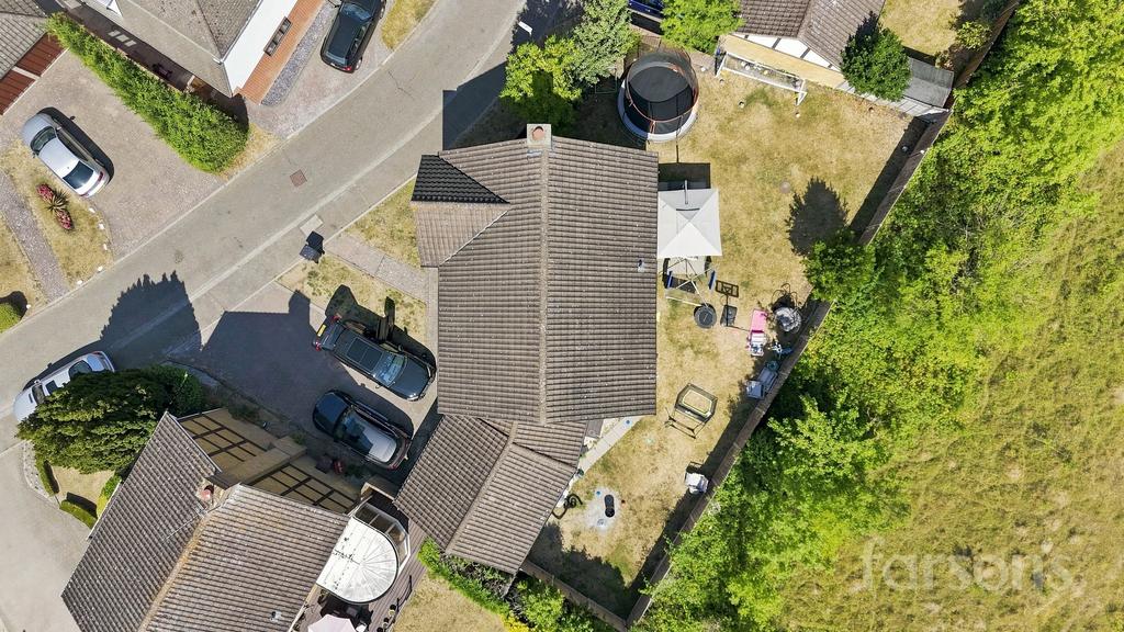 Aerial view, land