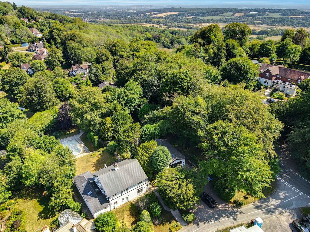 Aerial view, land